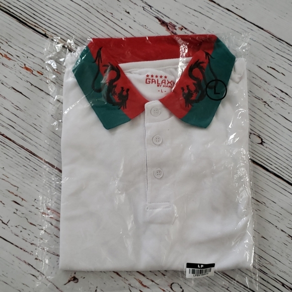 Galaxy by Harvic polo shirt size large - Picture 4 of 6